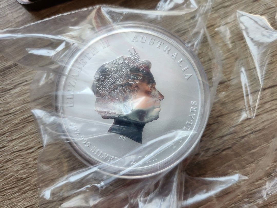 2011 Perth Mint Lunar Rabbit 2 Oz 999.9 Silver Coin, Hobbies & Toys ...