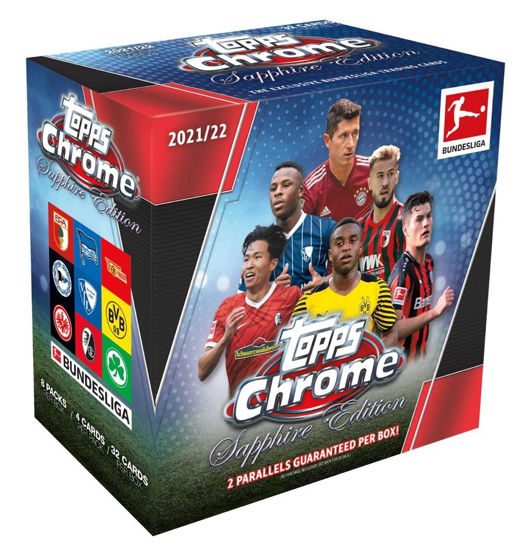  2022-23 Topps Chrome Bundesliga Soccer Hobby Box