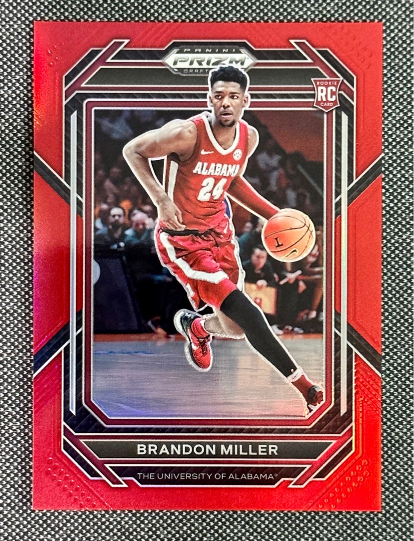2023 NBA Brandon Miller /299 Prizm Draft Picks Rookie Red Prizm RC, Hobbies  & Toys, Memorabilia & Collectibles, Vintage Collectibles on Carousell