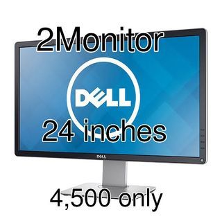 2Pcs 24 inches Dell Monitor 4,500 only