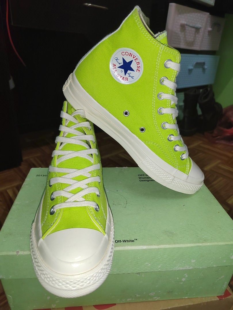 Neon converse uk on sale