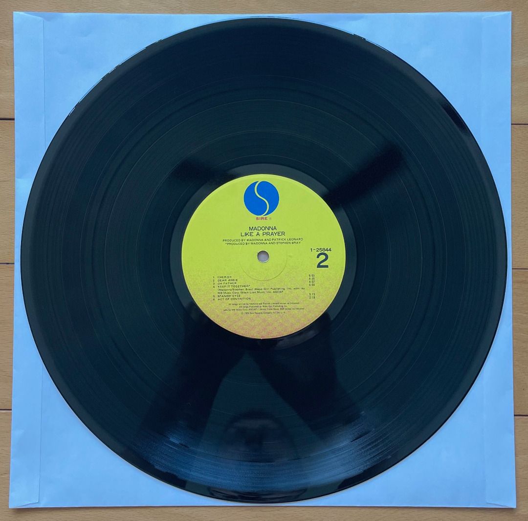 順豐包郵瑪丹娜麥當娜Madonna - Like A Prayer (LP, Album) 舊版黑膠