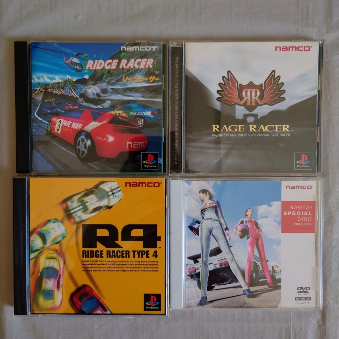 中古日版原裝Playstation Ps1 Games ps game Namco Ridge Racer Type 4