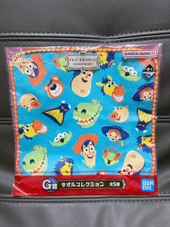 玩具總動員 一番賞 G賞小方巾 毛巾