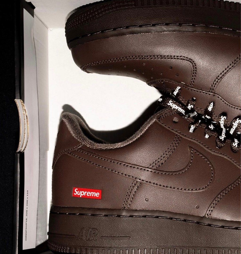 新品上架❱ SUPREME X NIEK AIR FORCE 1 LOW CU9225-200, 他的時尚, 鞋