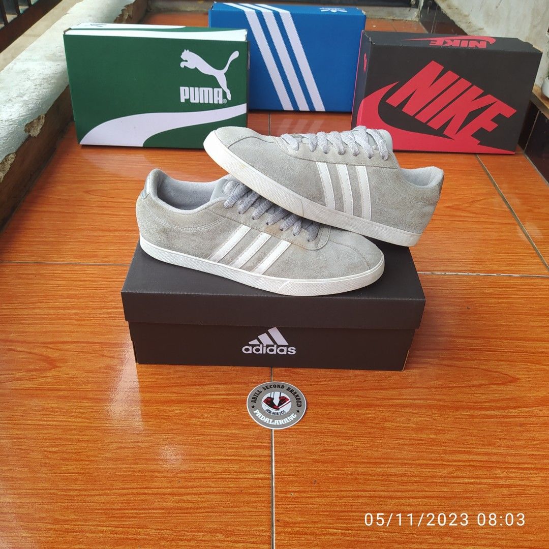 Adidas courtset grey sale