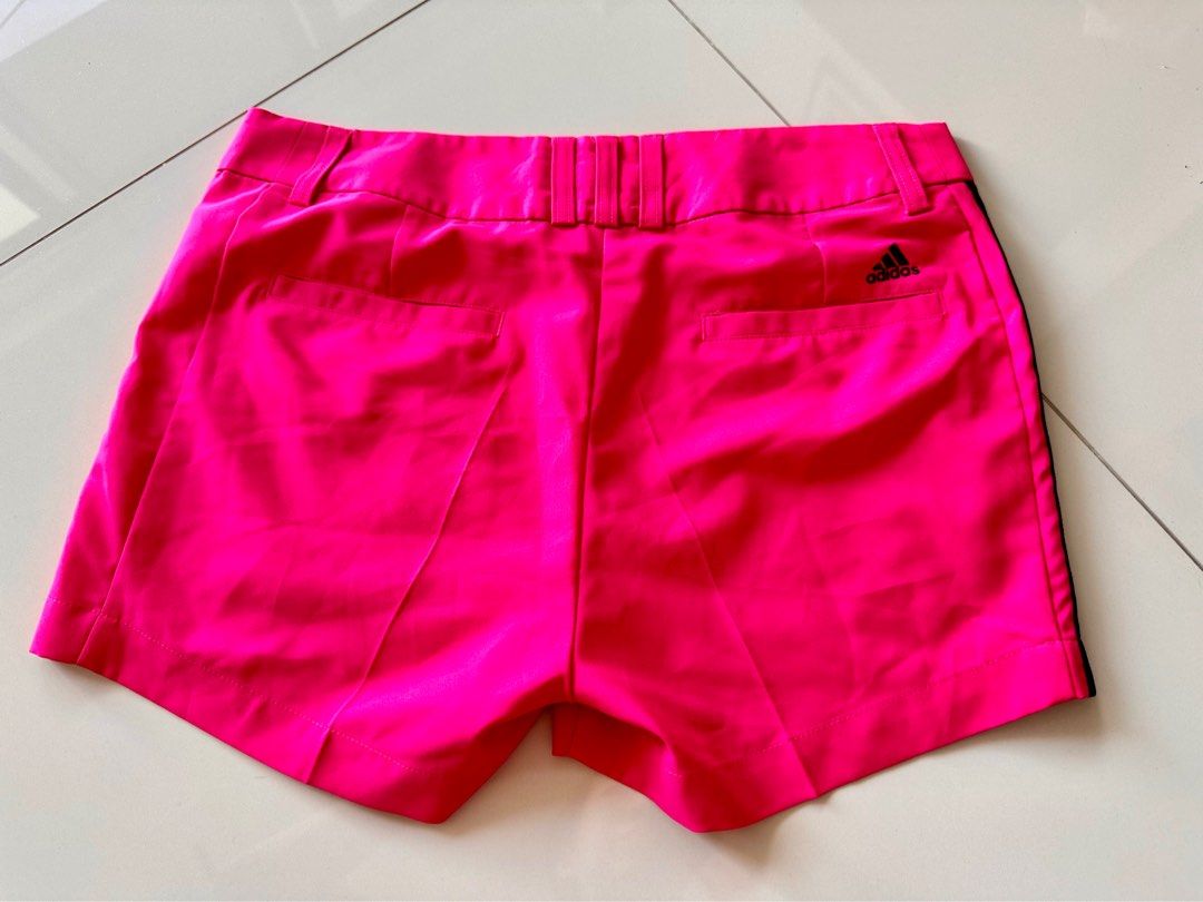 Red adidas sale shorts womens