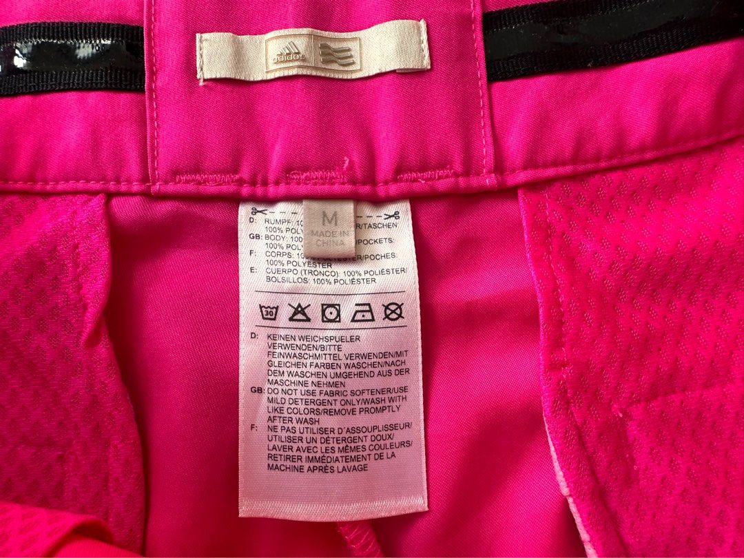 Adidas pink hot sale golf shorts