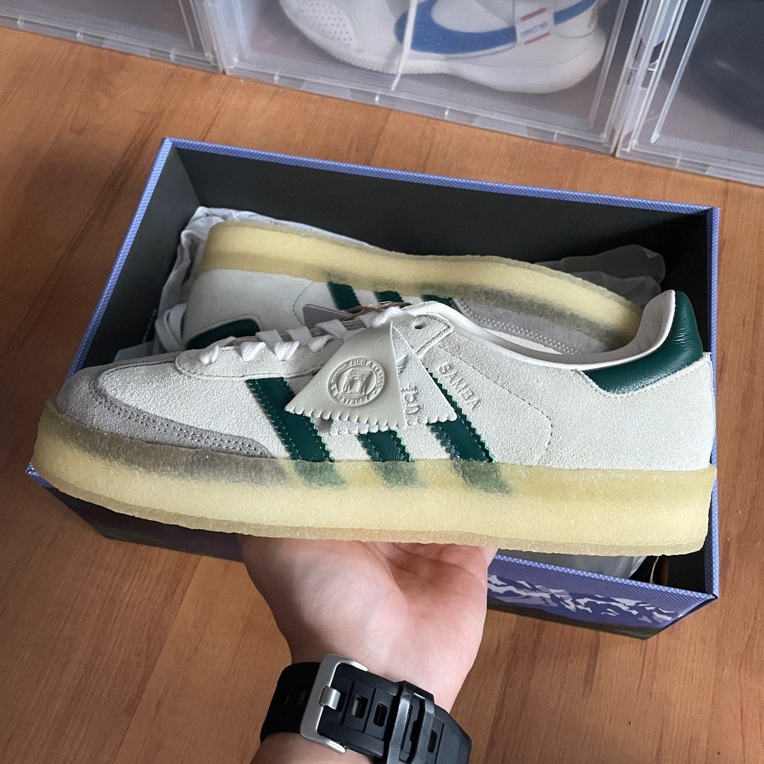 adidas samba kith clarks green 27.5cm-