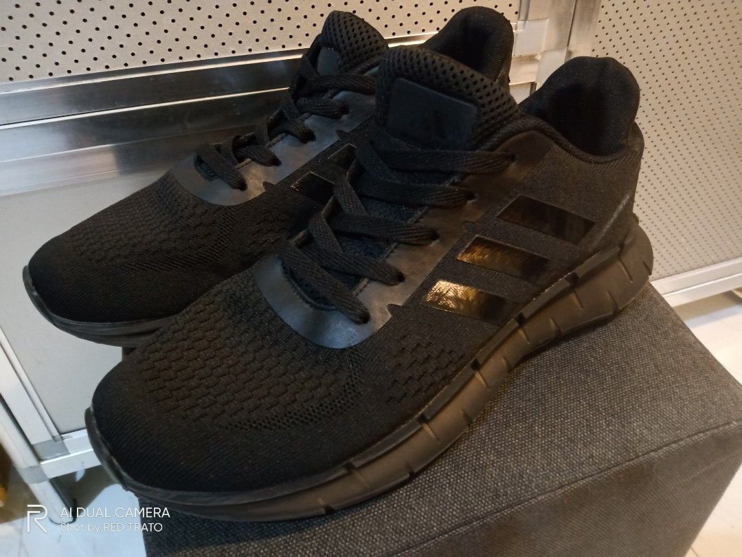 Adidas T218 All black Response 9.5 US Men s Fashion Footwear