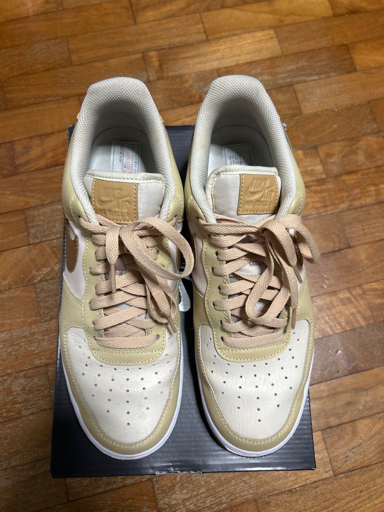 NIKE AIRFORCE 1 '07 LV8 PEARL WHITE/SESAME/WHITE/ALE BROWN, Men's Fashion,  Footwear, Sneakers on Carousell