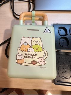 AIRMATE 艾美特多功能熱壓吐司點心機角落小夥伴款 KTF-6001-G