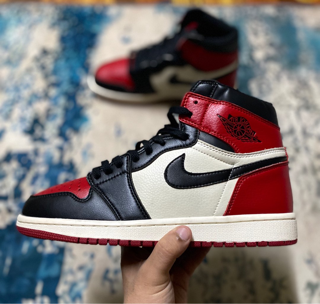 Air jordan 1 retro high bred toe aj1 new arrivals