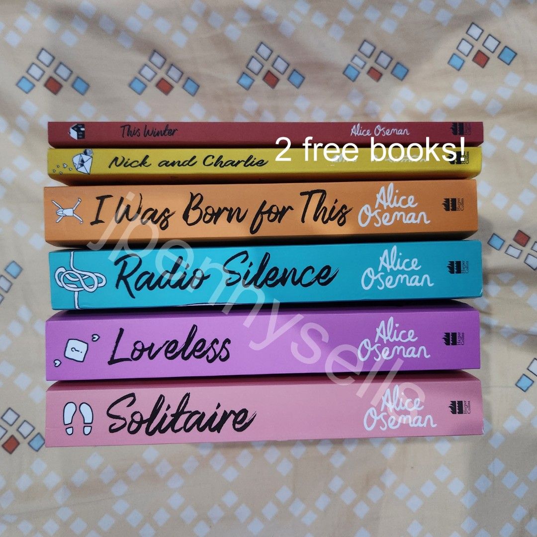 ALICE OSEMAN HEARTSTOPPER BOOKS RADIO SILENCE SOLITAIRE I WAS BORN FOR