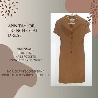 Ann Taylor Trench Coat Dress