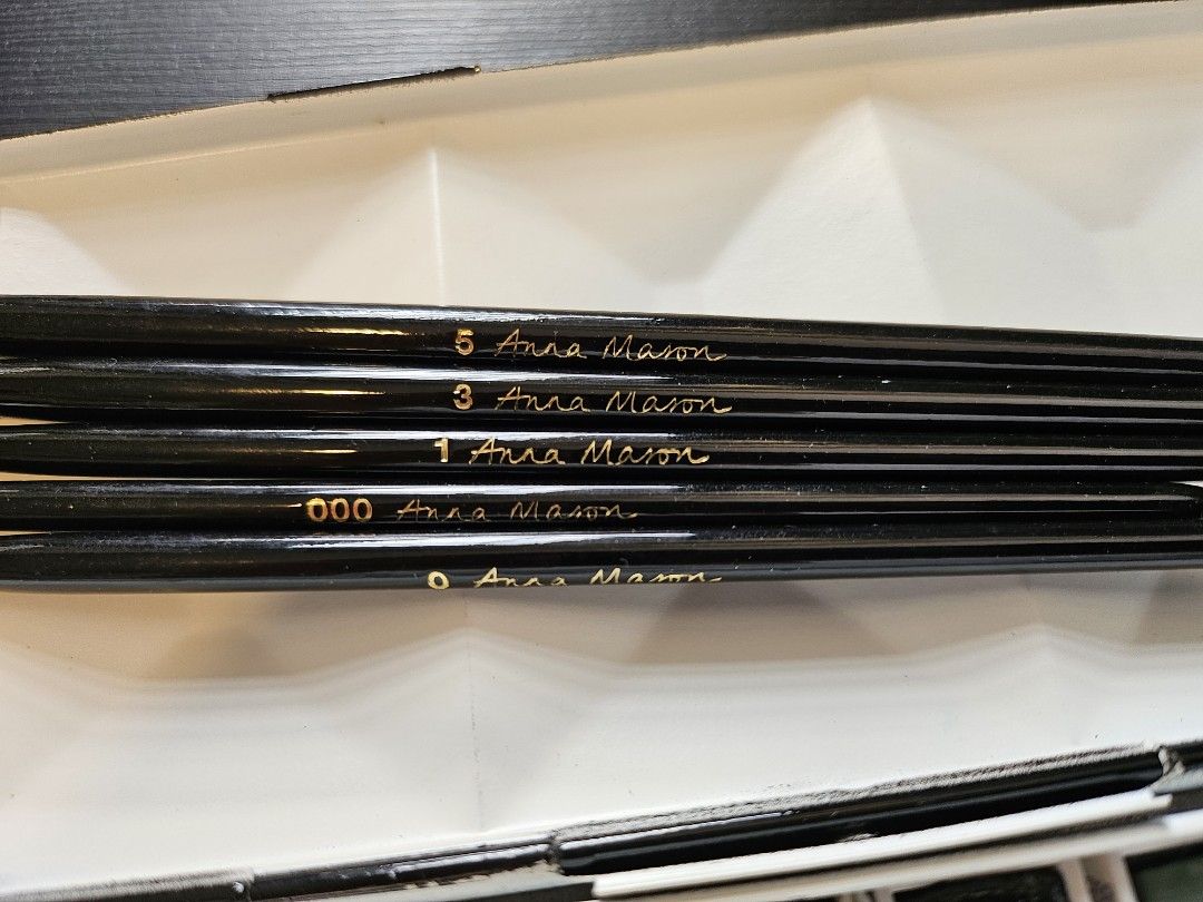 Anna Mason set book Winsor & Newton watercolor paints & enamel box