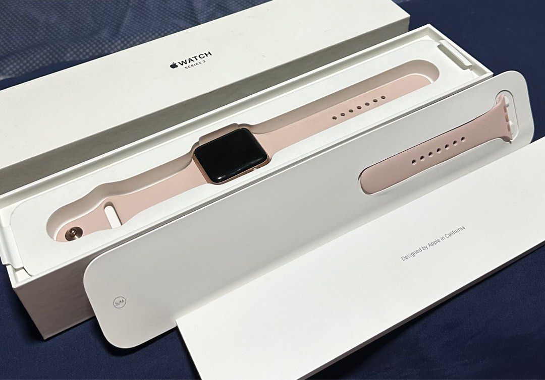 Gold apple watch series 3 cellular sale