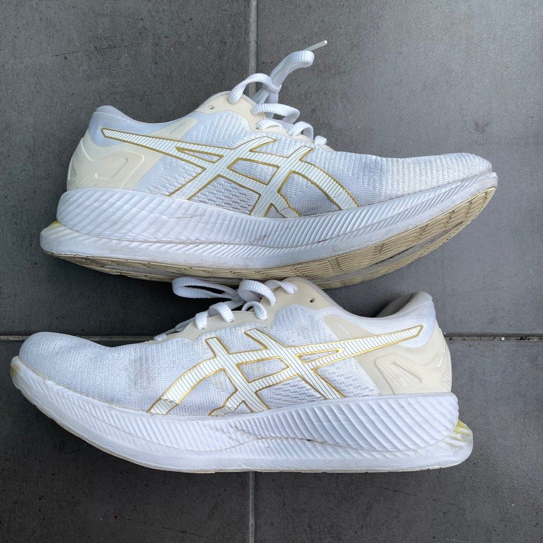 Asics glideride new arrivals white gold