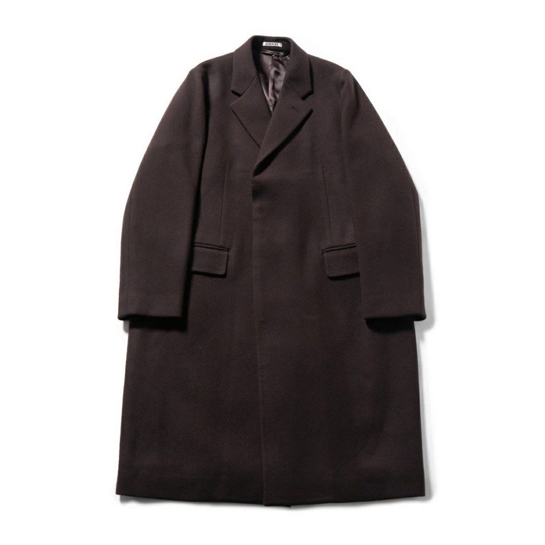 AURALEE DOUBLE CLOTH CHESTERFIELD COAT - チェスターコート