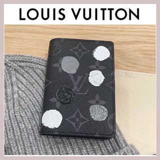 LOUIS VUITTON Limited Yayoi Kusama Black Vernis White Dots Lockit MM H