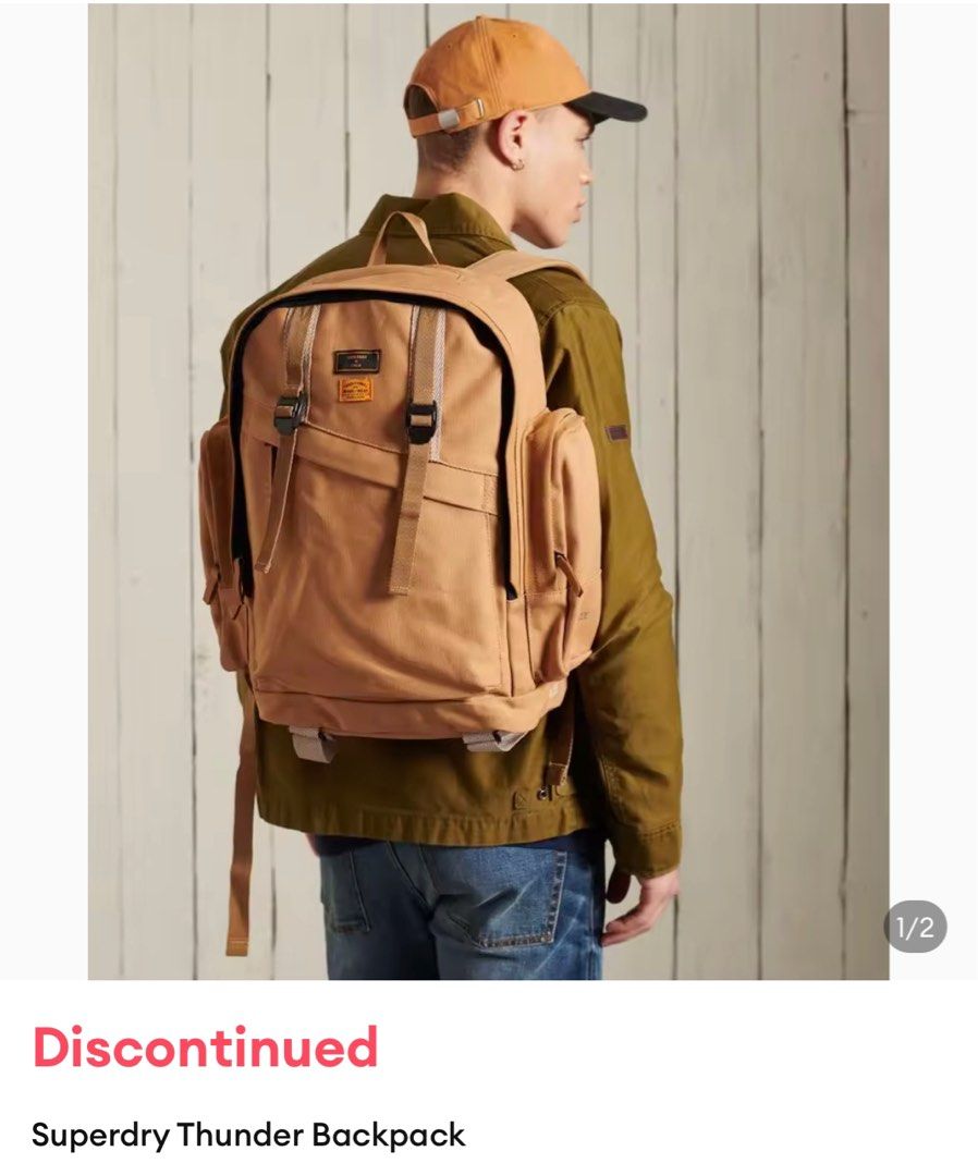 Superdry thunder backpack clearance