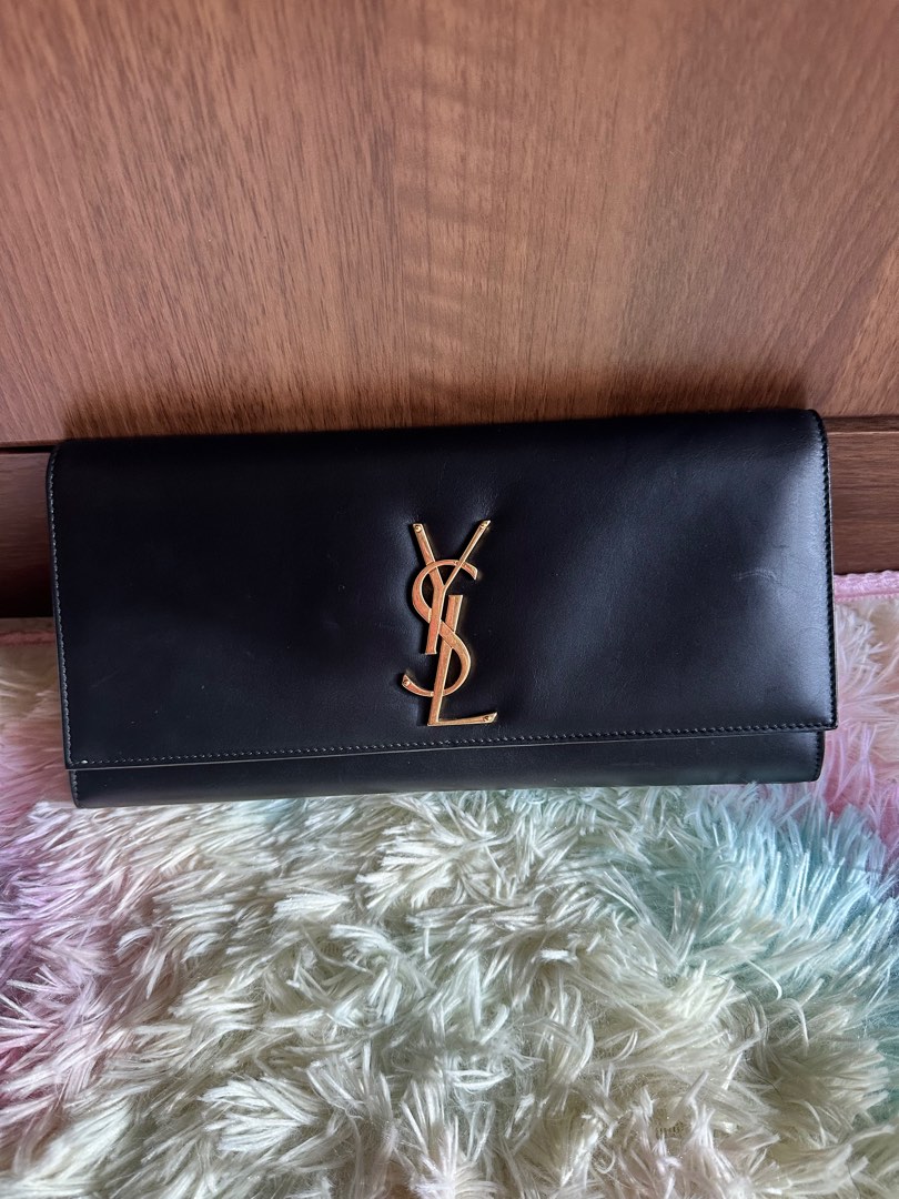 Authentic Cassandra YSL Clutch Bag, Luxury, Bags & Wallets on Carousell