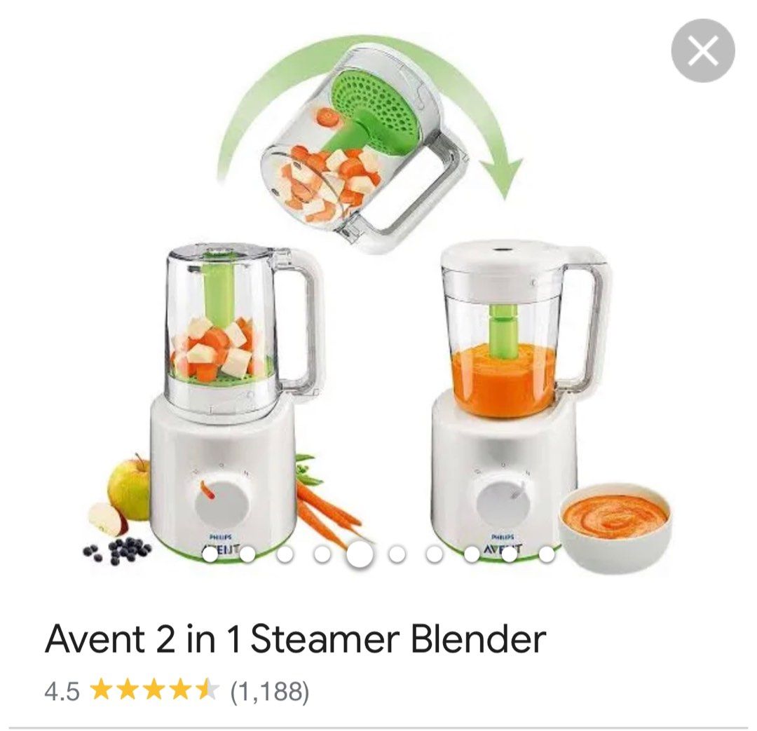 Avent 2 in 1 Steamer Blender, TV & Home Appliances, Kitchen Appliances