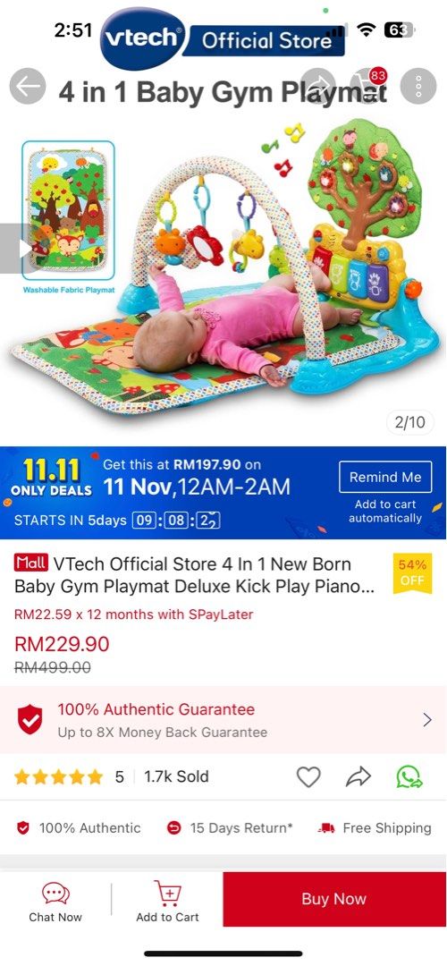 Babygym vtech clearance
