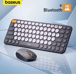 Baseus Wireless Tri-Mode Keyboard / Mouse Combos 2.4G Bluetooth 3.0 5.0 Multi-System Compatible with Windows HarmonyOS ApOS Linux Vista
