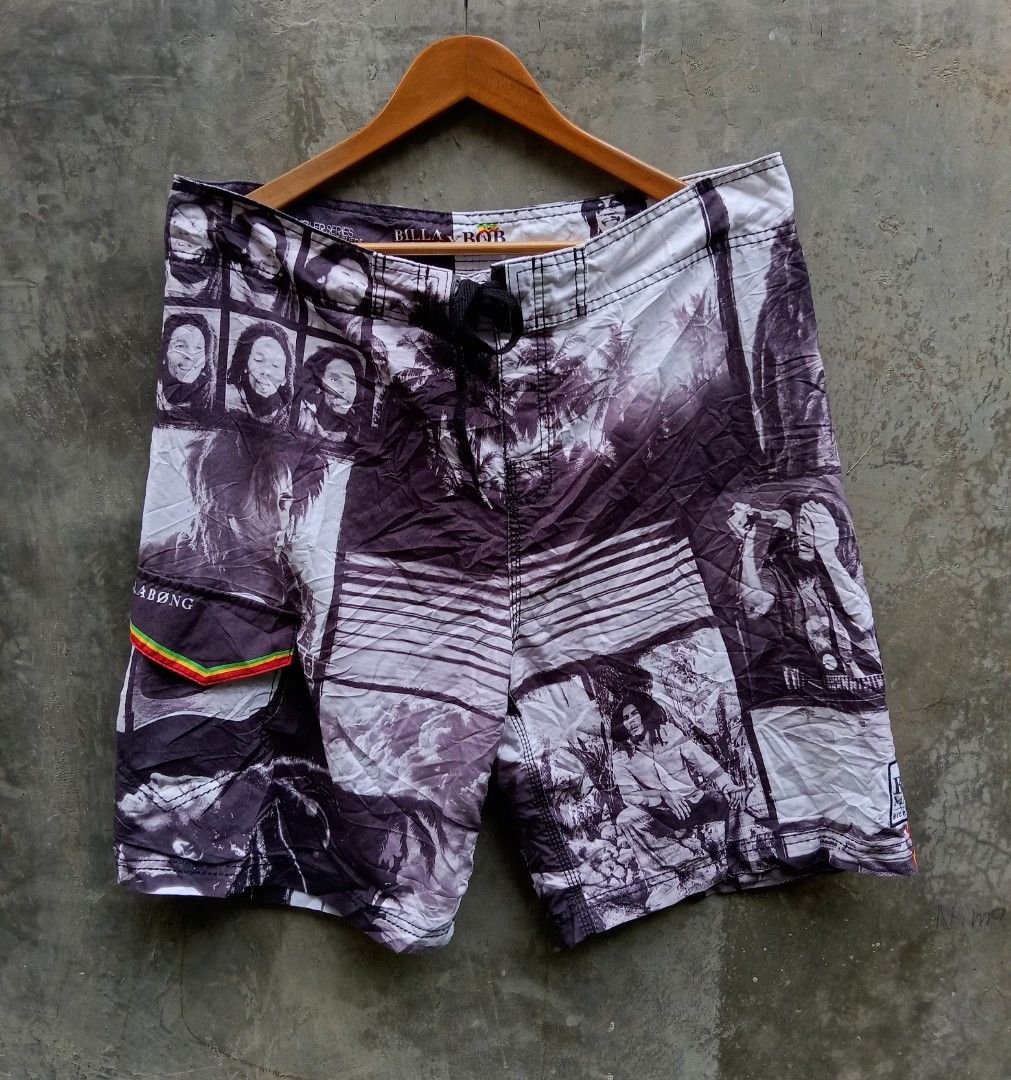 Billabong x Bob Marley Board shorts Men s Fashion Bottoms Swim