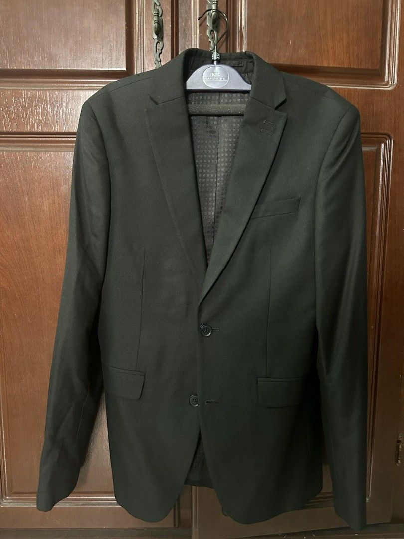 All black discount skinny suit