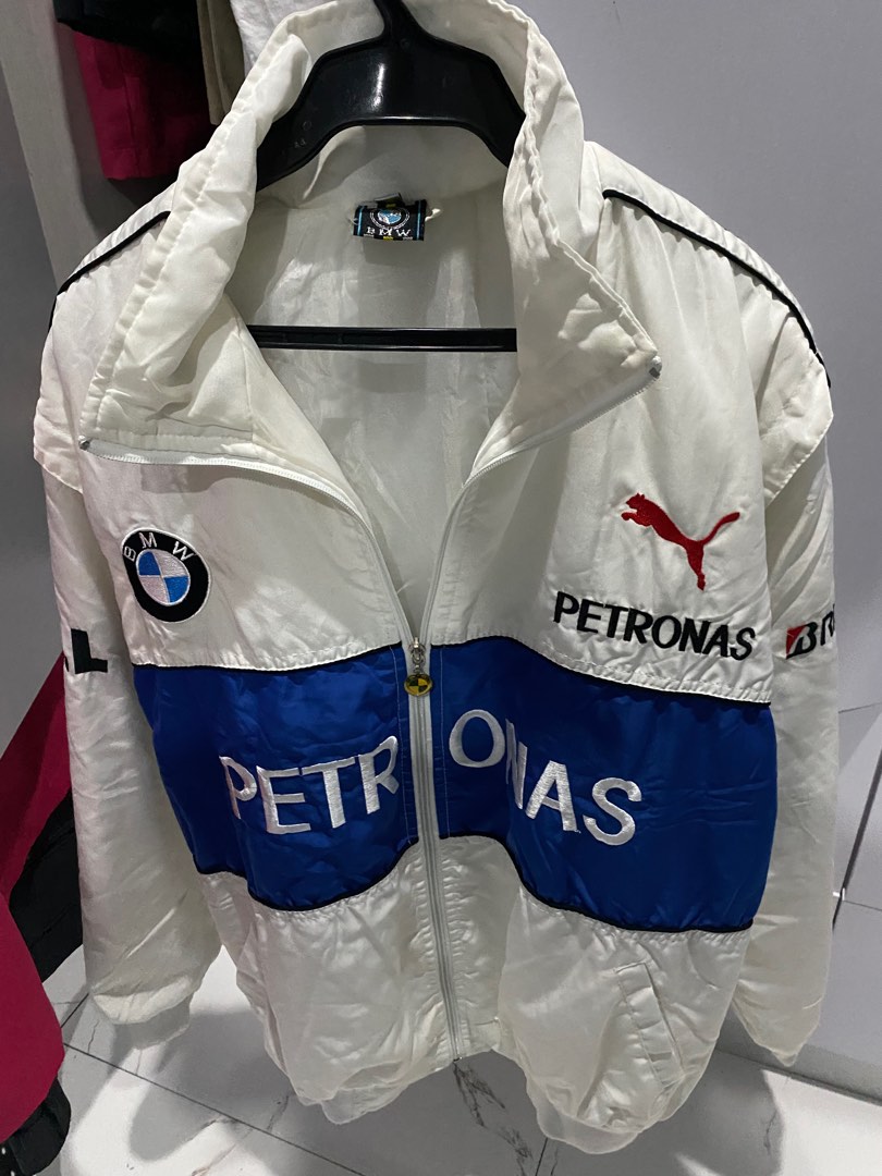 BMW Motorsport Streetwear Jacket | Premium BMW Petronas F1 Racing Jacket | Unisex Fashion | Maison Feraia
