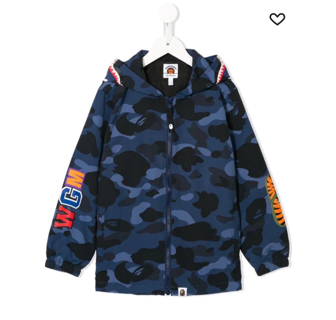 Bape jacket sale blue camo