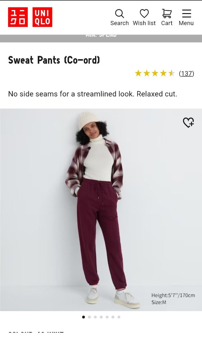 brand new with tag UNIQLO Women s Track Pants Women s Fashion Bottoms Jeans Leggings on Carousell