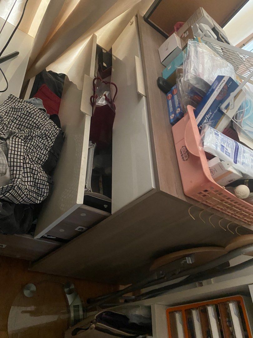 Book shelf , racks , dressing table , drawers ikea, Furniture & Home