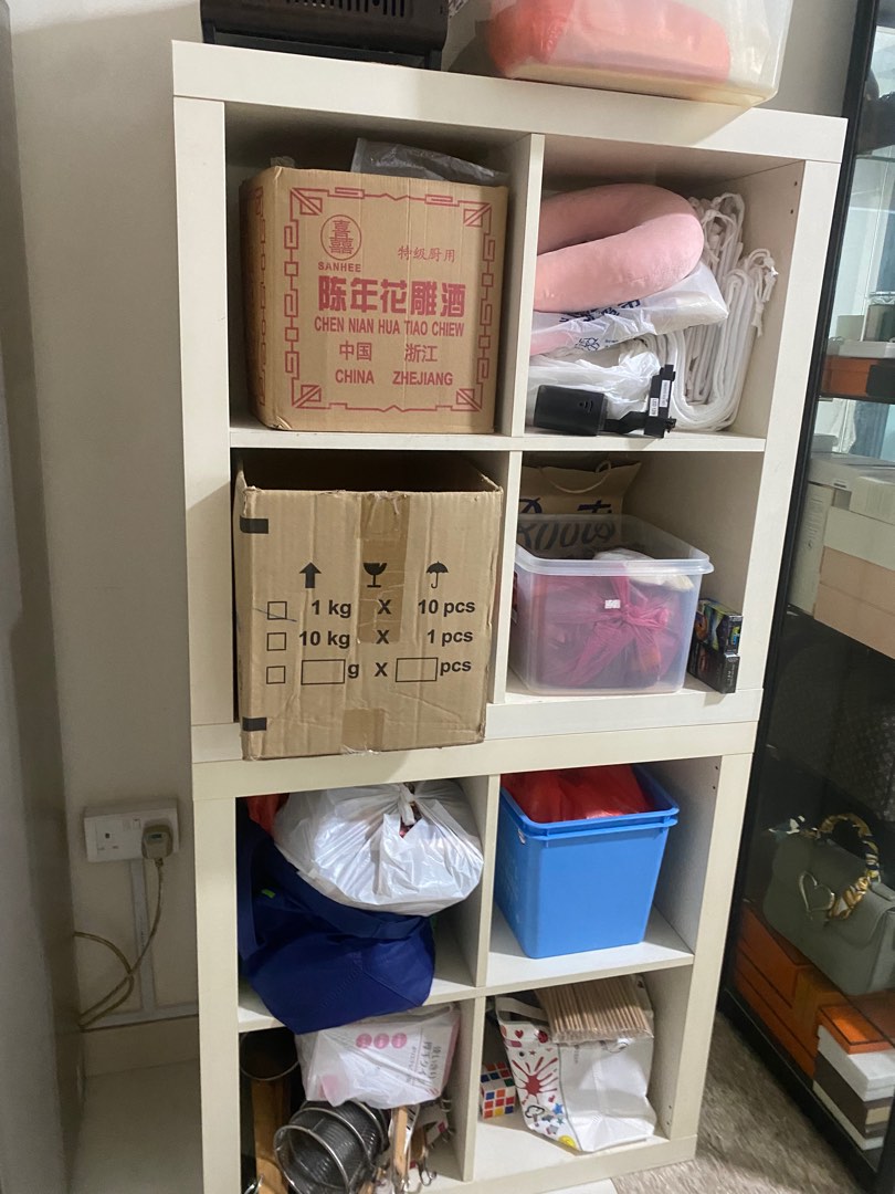 Book shelf , racks , dressing table , drawers ikea, Furniture & Home