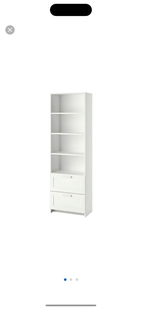 Brimnes bookcase extra shop shelf