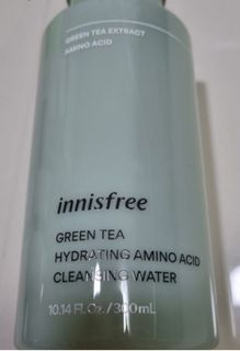 Brand New 300ml Innisfree Green Tea Hydrating Amino Acid Cleansing Water