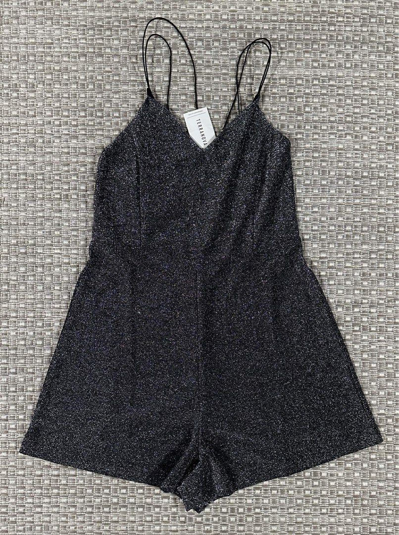 Brand New Auth Terranova Strappy Shiny Playsuit Women s Fashion Dresses Sets Rompers on Carousell