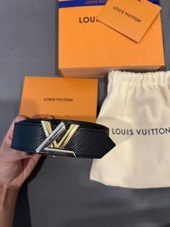 Louis Vuitton - LV Optic 40mm Reversible Belt - Leather - Grey - Size: 85 cm - Luxury