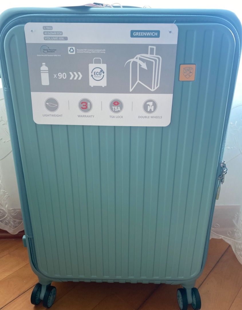 全新brand new Pierre Riche 前開蓋旅行箱行李喼luggage baggage suitcase TSA lock 360 ...