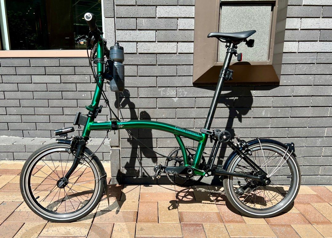 Brompton P line emerald green 小布, 運動產品, 單車及配件, 單車- Carousell