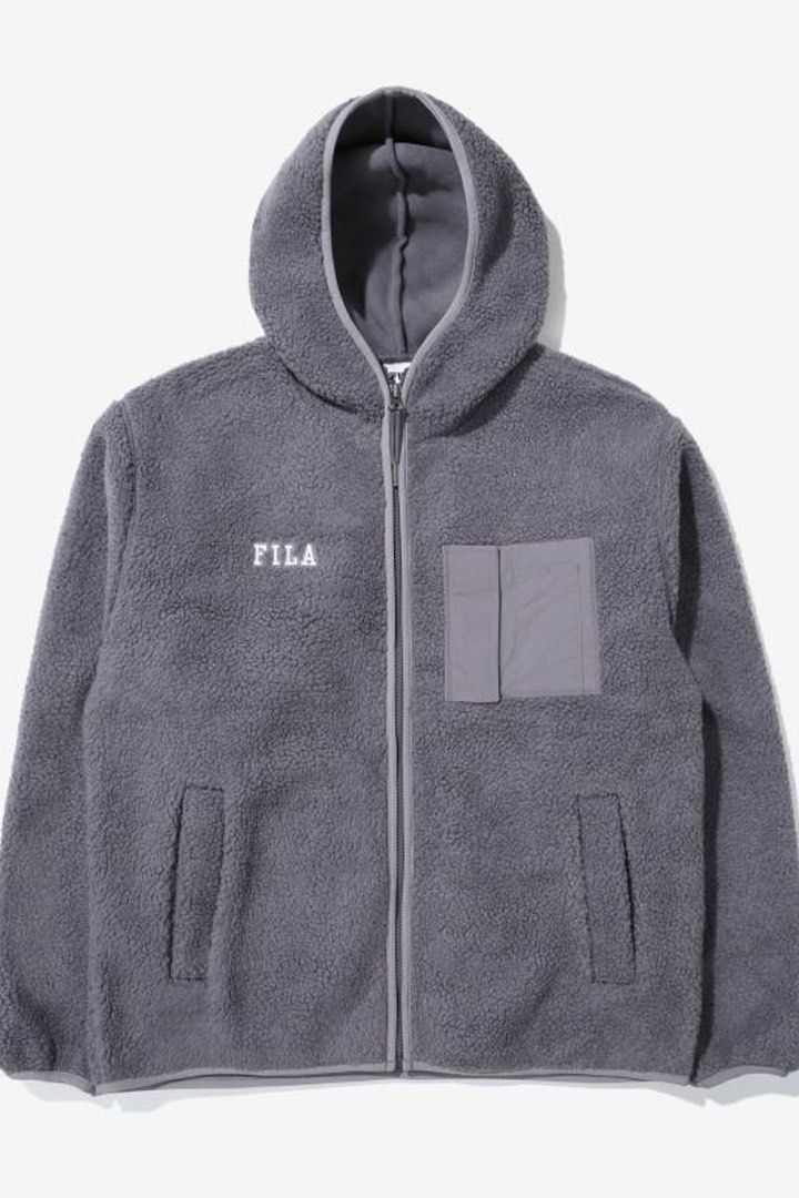 Popcorn shop fleece pullover