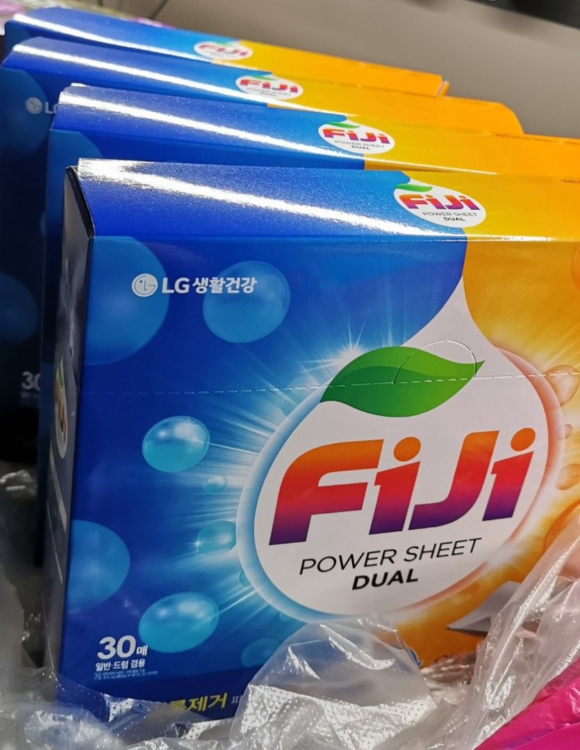 [Bundle of 4] LG Fiji Soluble Laundry Detergent Sheet 30 sheets with