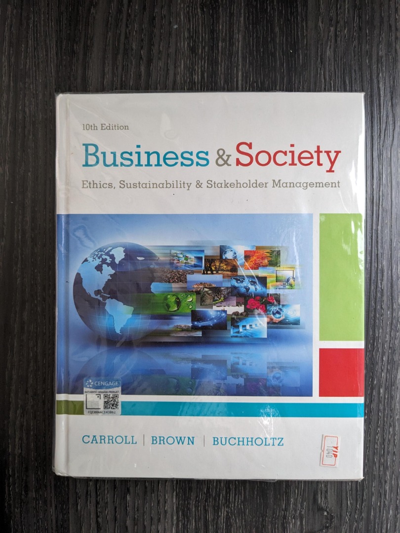 Business and Society (Carroll, 10th Edition), Hobbies & Toys, Books