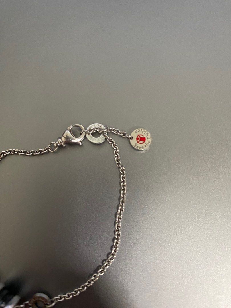 Bvlgari Bzero Save the children silver bracelet Women s Fashion