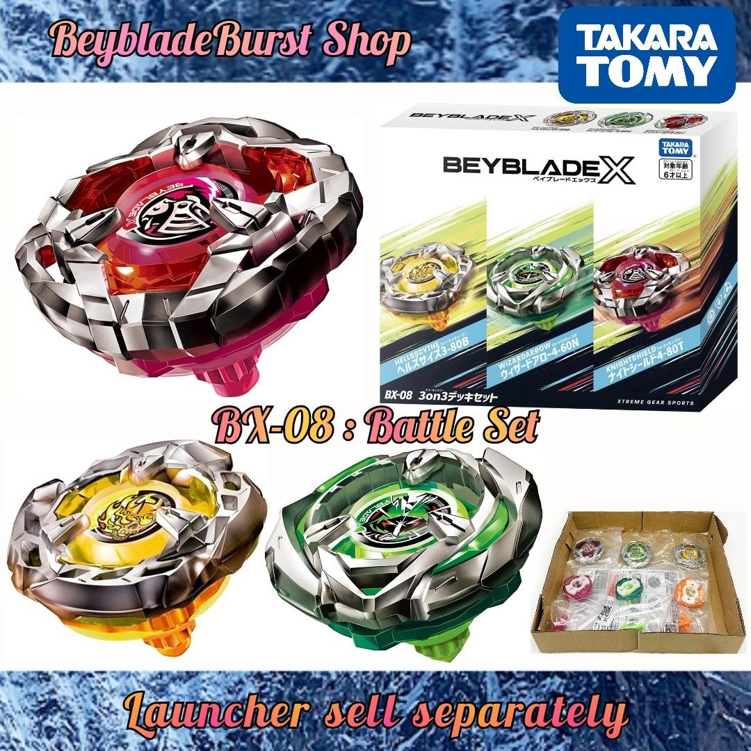 Bx08 Beyblade X 3 On 3 Battle Set Hobbies And Toys Toys And Games On