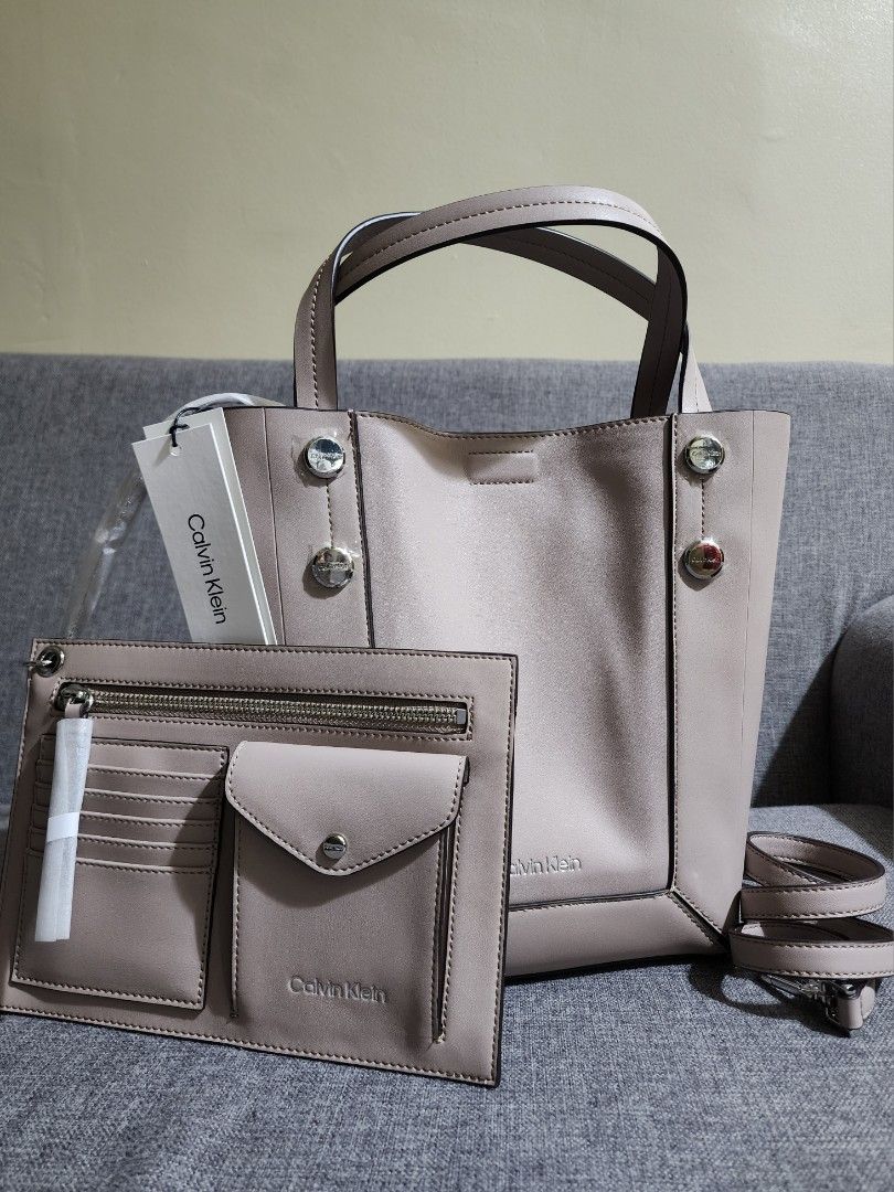 Calvin Klein CK Quinn North South Tote Crossbody Bag
