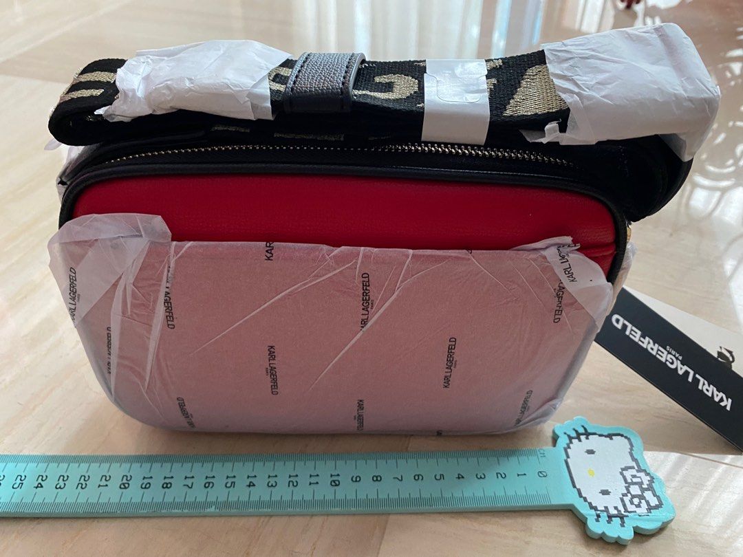 Karl Lagerfeld Cord Nylon Camera Bag Very Berry main image 1