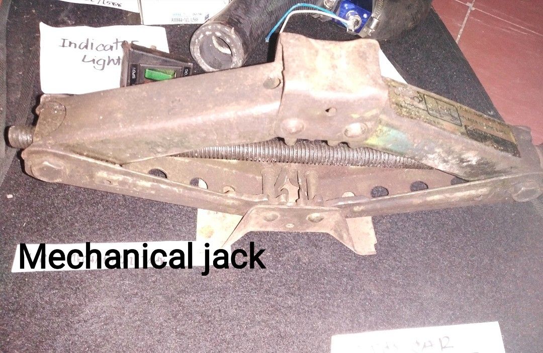 Car Accessories (Category: Other Automotive Parts and Accessories) located in Taguig. Submitted by juls0607 (Listing ID 1264028140, Image 2). Description: 9 Items for Php1,300.00 1. 1pc Mechanical ck 2. 2pcs car floor mat 3. 1pc velocity rubber, new boot w/grease 4. 1pc open wrench, US made (1"-1 15/16) 5. 1pc break shoe 6. 1pc disc pad 7. 1pc new wheel bearing NTN Japan 2W1706 8. 1pc indicator light switch 9. Ipc radiator nose w/sensor Negotiabl